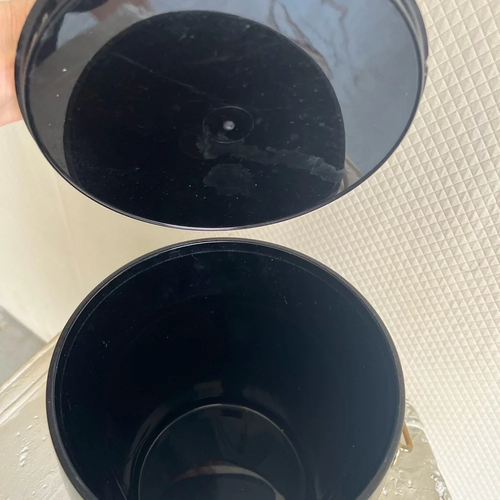 Mid Century Ice Bucket Wine Chiller, Atomic Style Vintage 1960s